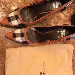 Authentic Classic Patterned Burberry Heels